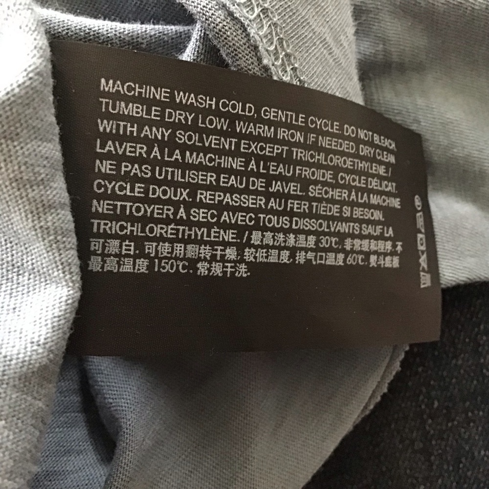 Theory Pima cotton Precise Tee O Dark Harbor Serena Slub size XL NWT - Picture 7 of 7